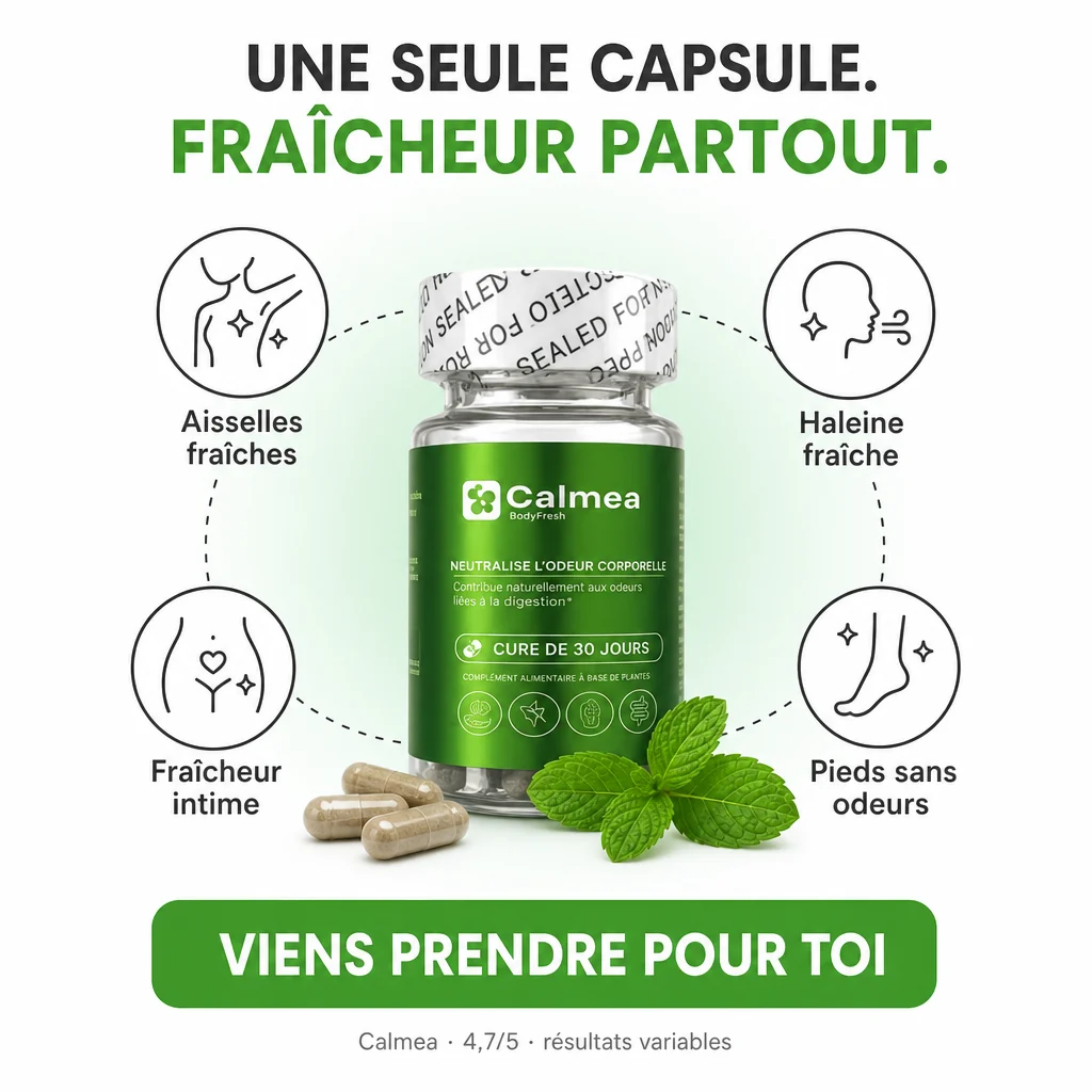 BodyFresh Vert - Les capsules de chlorophylle éliminent les odeurs